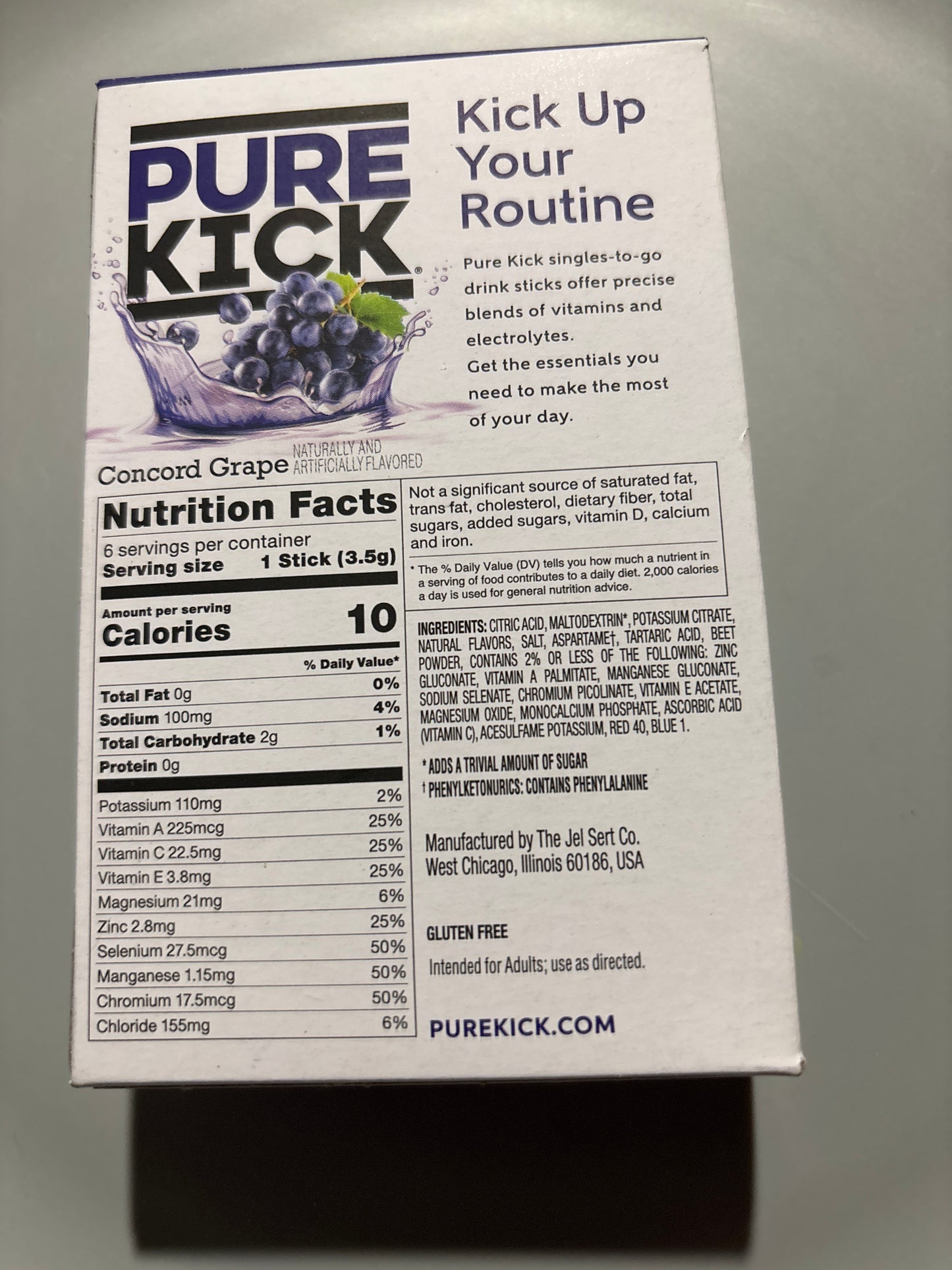 Pure kick Hydrate