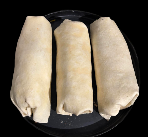 4 regular burritos